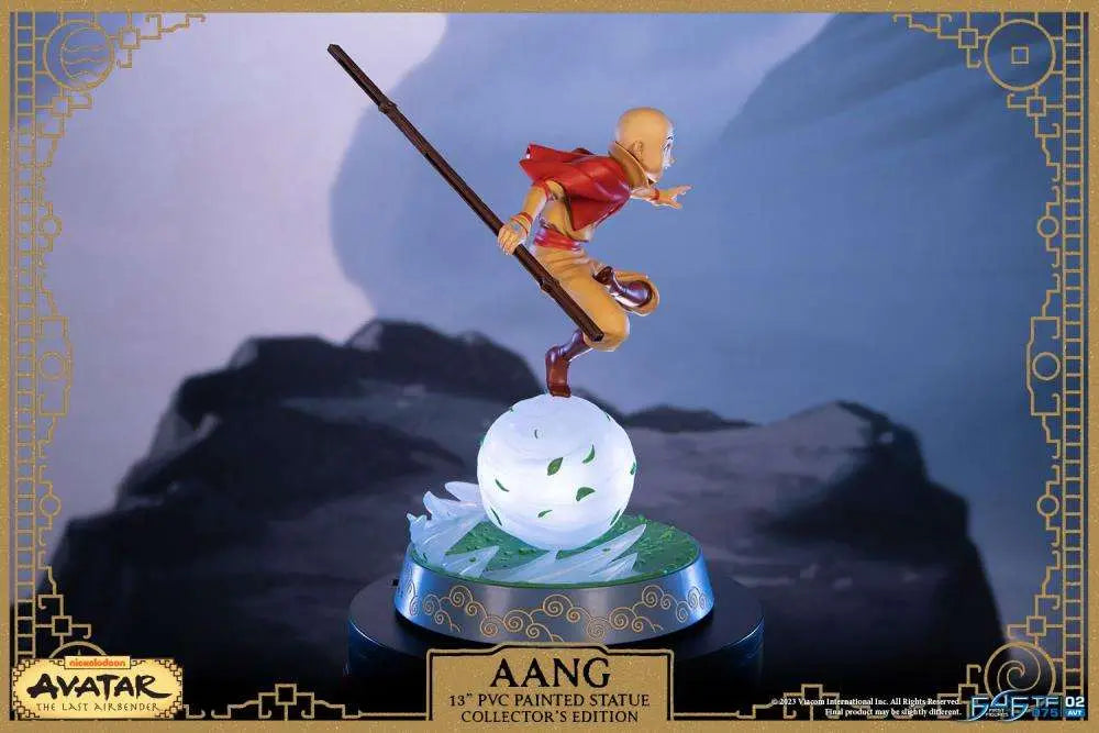 AVATAR THE LAST AIRBENDER AANG 11 PVC COLLECTOR EDITION PAINTED Estatua