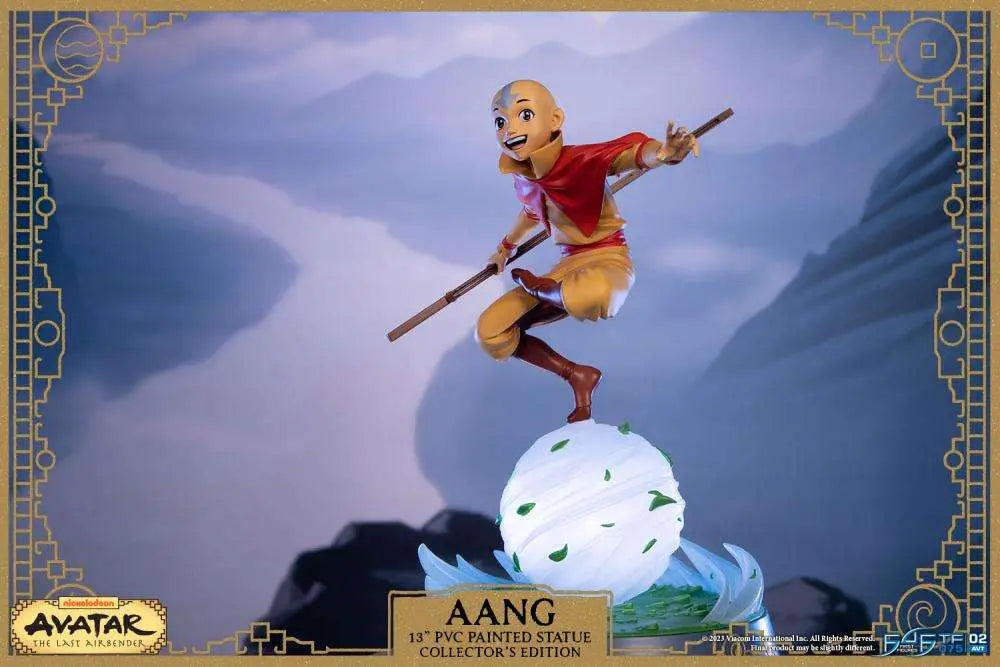 AVATAR THE LAST AIRBENDER AANG 11 PVC COLLECTOR EDITION PAINTED Estatua