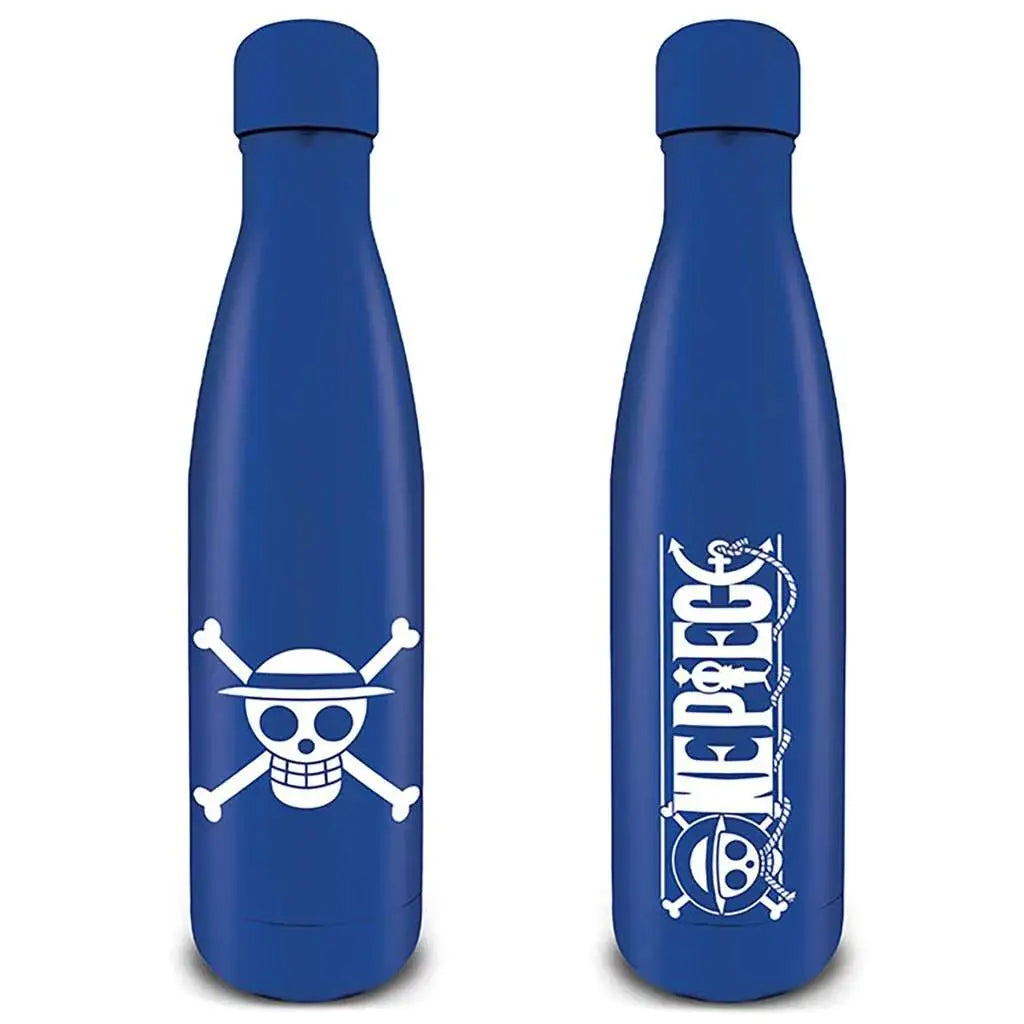 Botella metalica pyramid one piece sombrero de paja