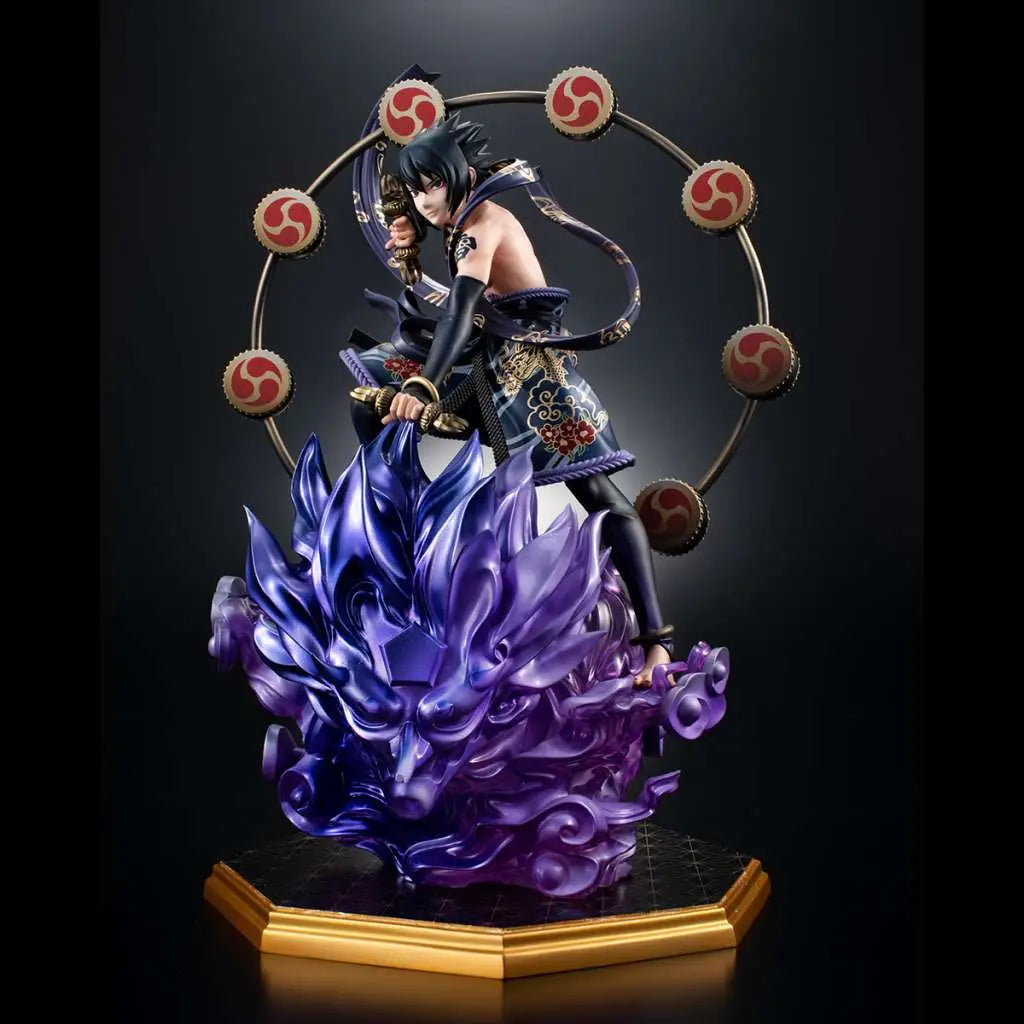 Figura megahouse gem series naruto shippuden sasuke dios del trueno