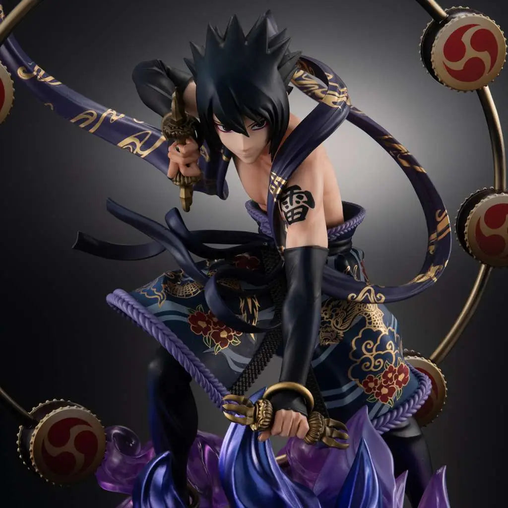Figura megahouse gem series naruto shippuden sasuke dios del trueno