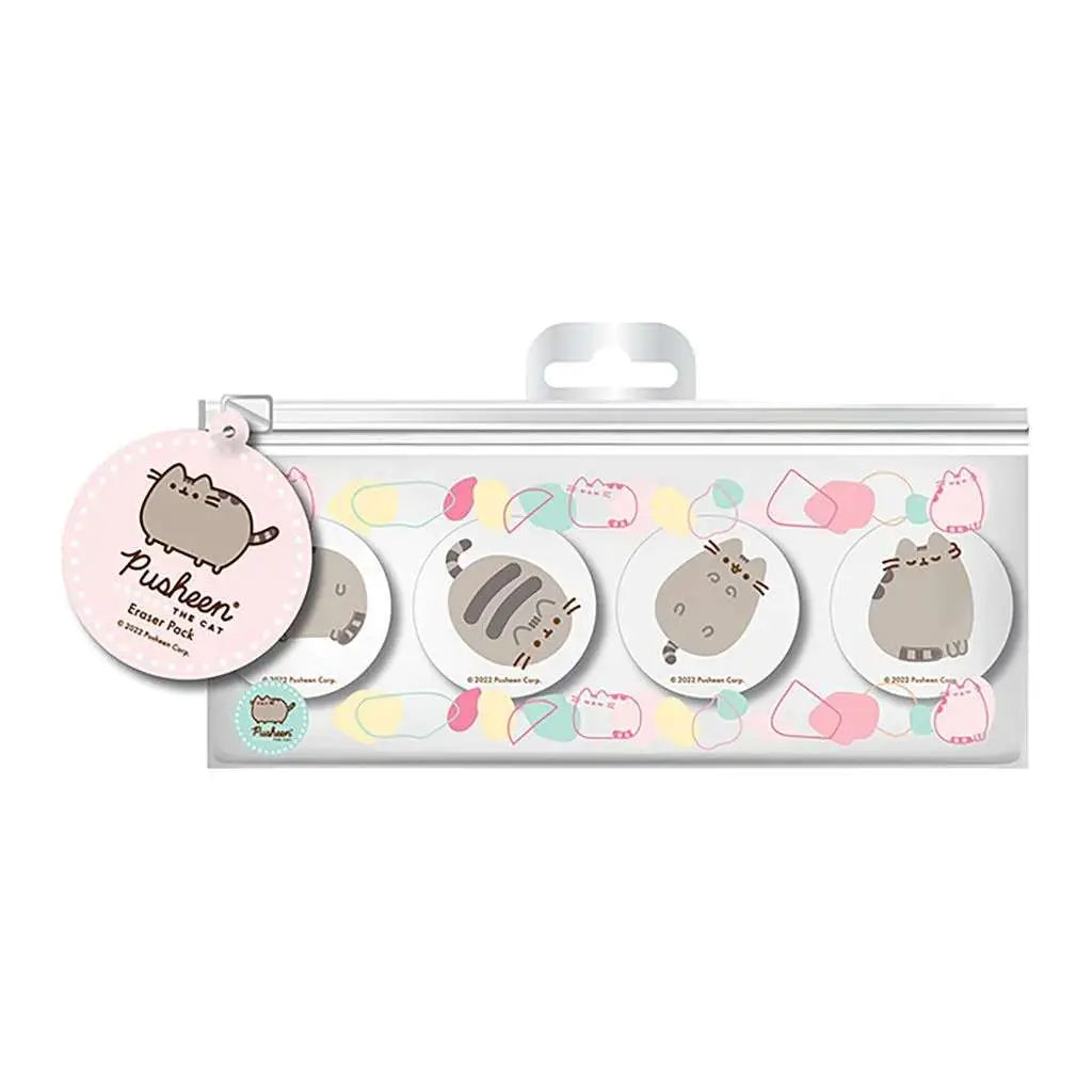 PUSHEEN SHAPED ERASERS Frikytopia