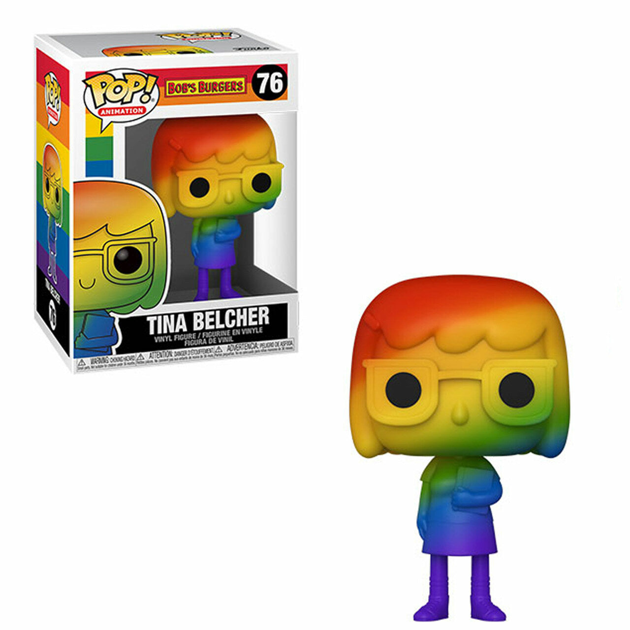 Funko pop animacion dia del orgullo tina belcher arcoiris 56981 Frikytopia