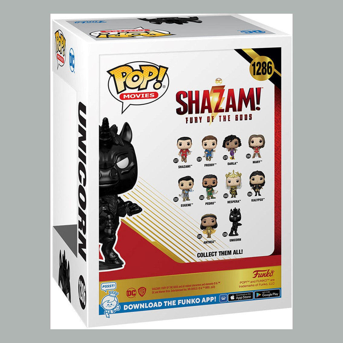 Funko pop cine shazam unicorn 69128