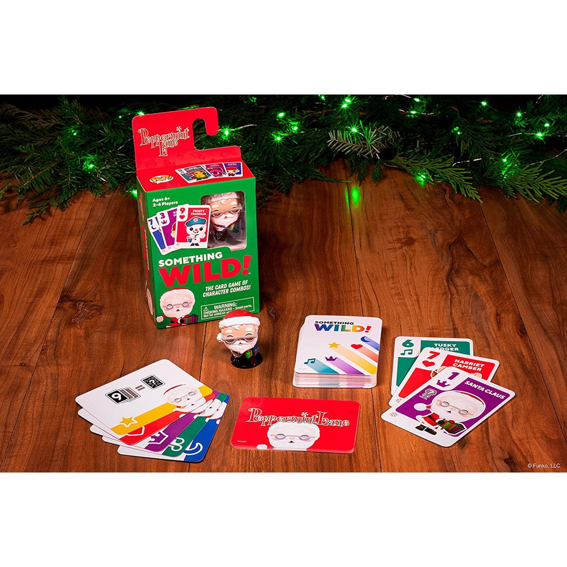 Juego de mesa funko something wild peppermint lane santa claus 57826