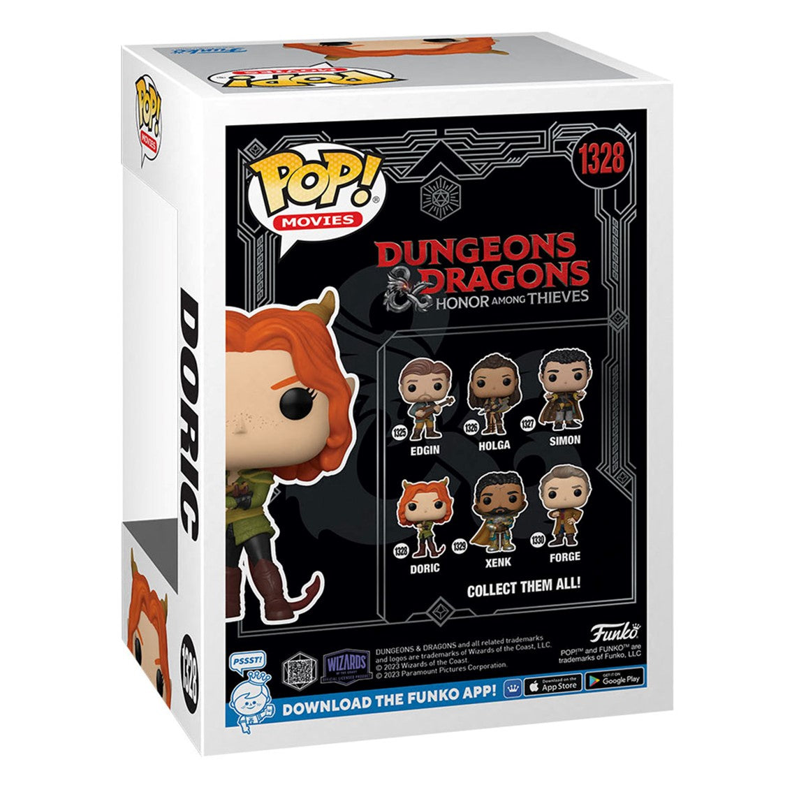 Funko pop cine dungeons dragons honor among thieves doric 68082