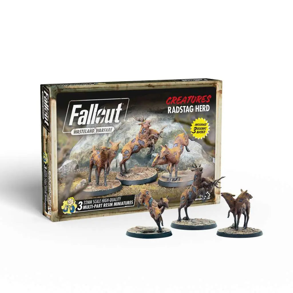 FALLOUT WW CREATURES RADSTAG HERD Frikytopia
