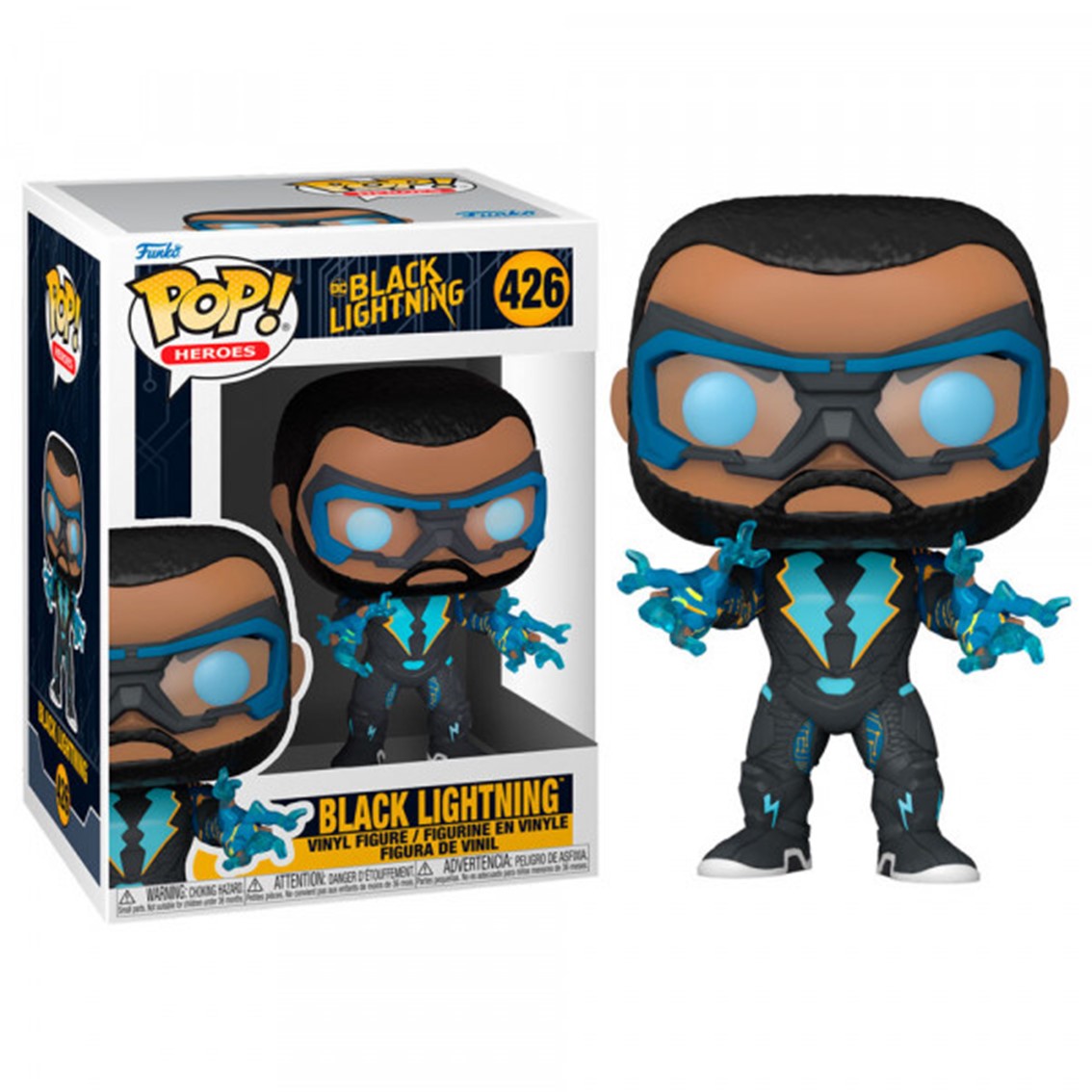 Funko pop dc comics black lightning black lightning 57589 Frikytopia