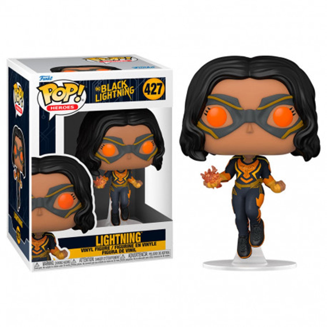 Funko pop dc comics black lightning lightning 57590 Frikytopia
