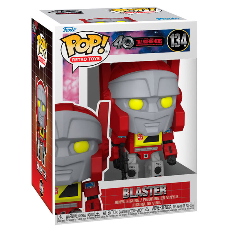 Transformers Retro Series POP TV Vinyl Figura Blaster 9 cm Frikytopia