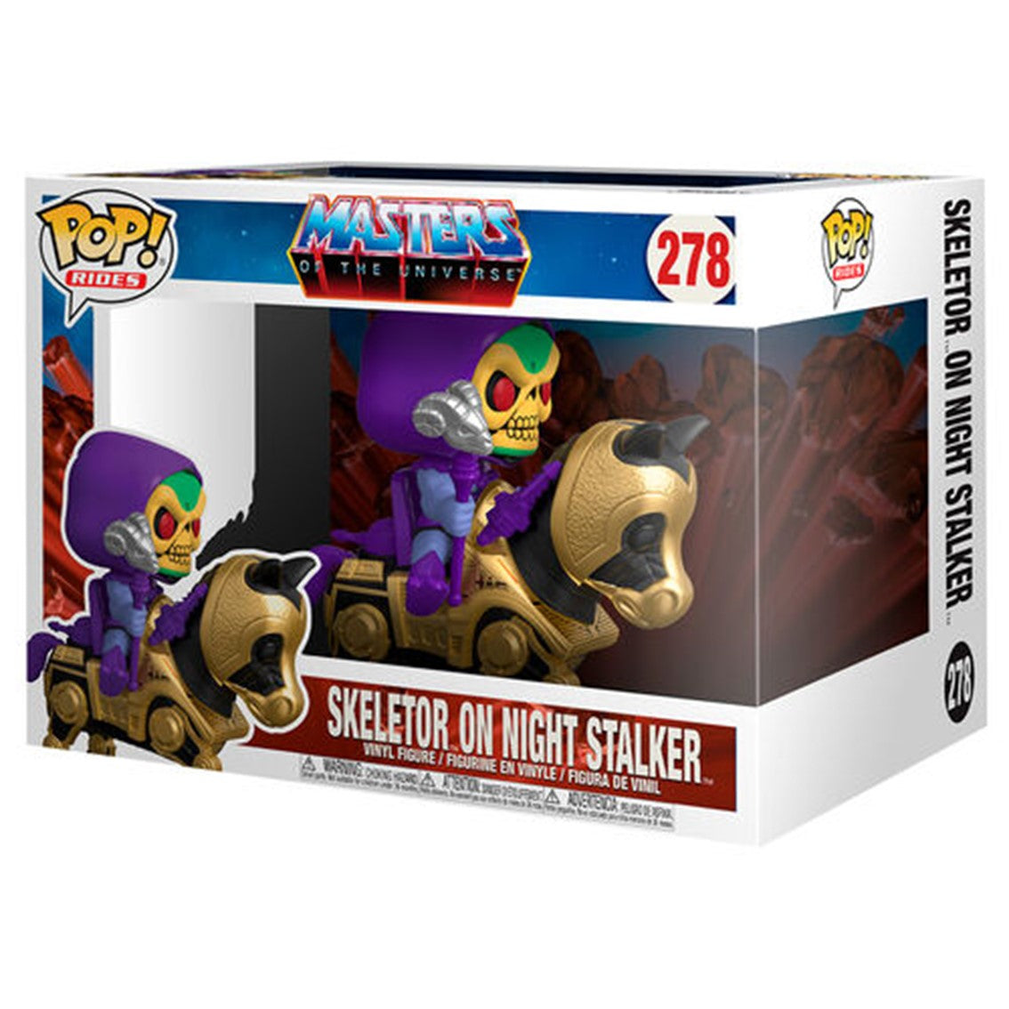 Funko pop rides animacion masters of the universe skeletor montado