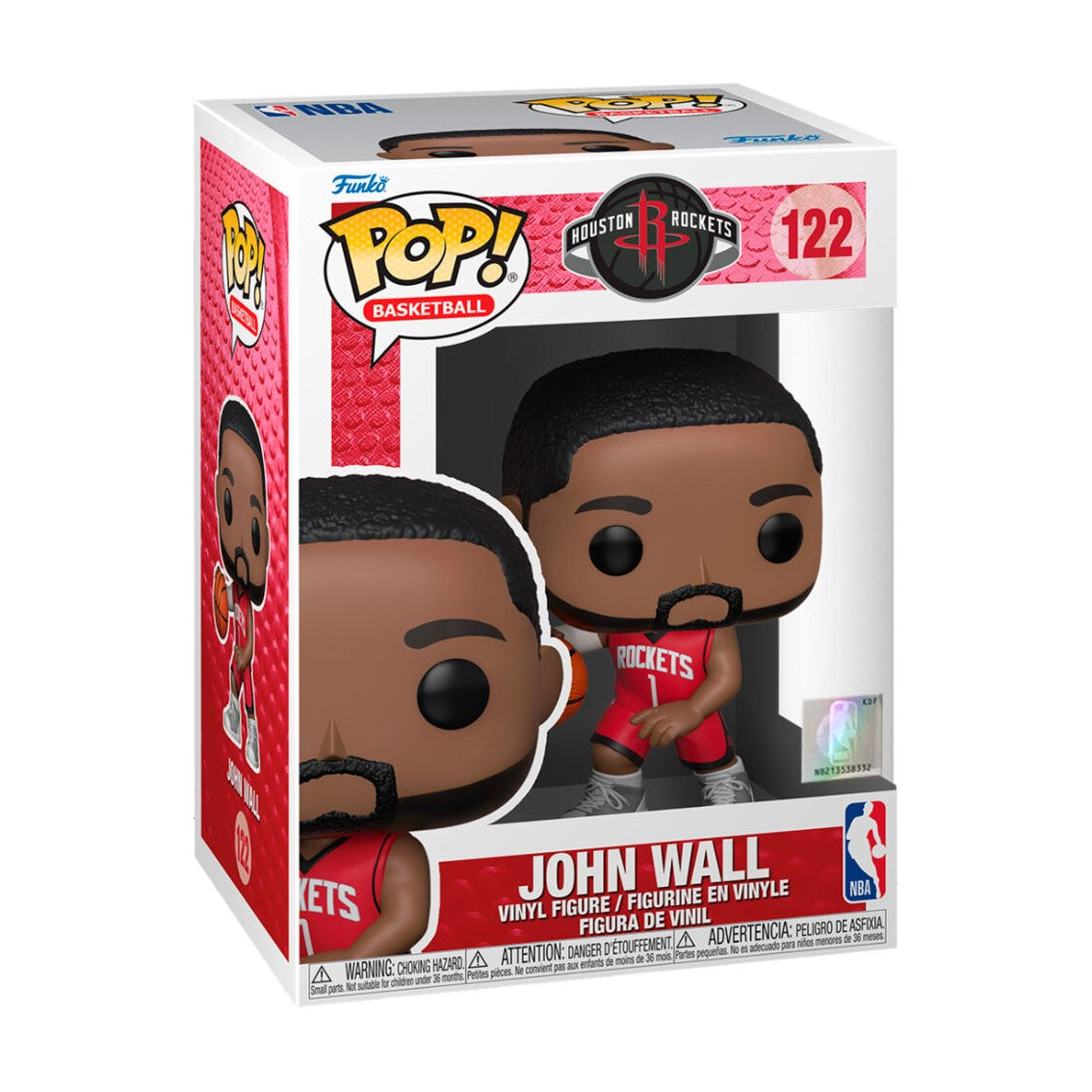 Funko pop deportes nba john wall houston rockets camiseta local