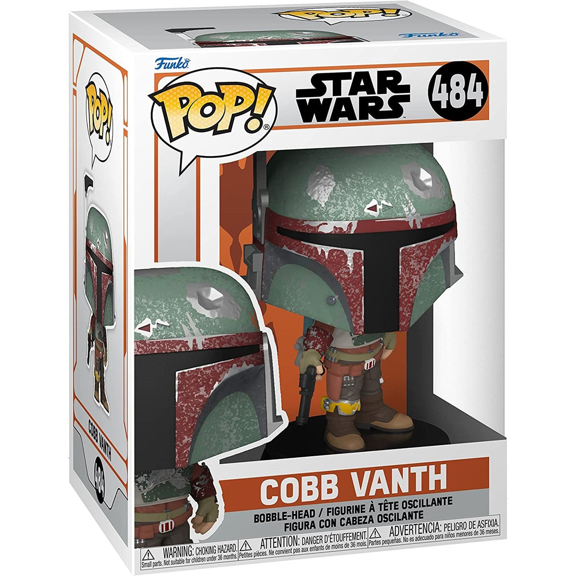 Funko pop star wars the mandalorian estilo boba fett marshal 54522