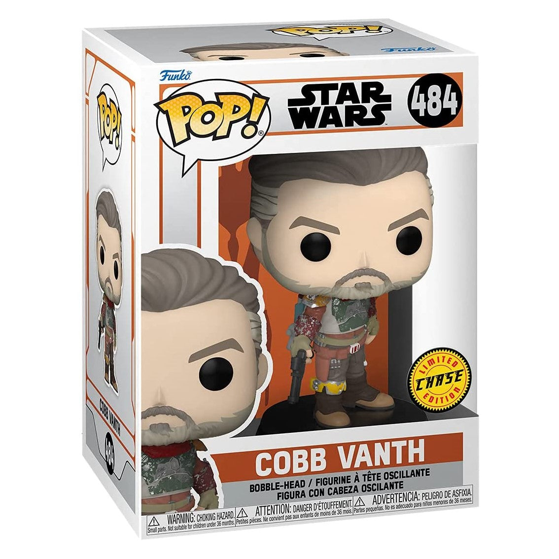 Funko pop star wars the mandalorian estilo boba fett marshal 54522