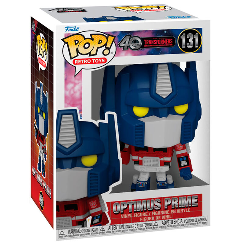 Transformers Retro Series POP TV Vinyl Figura Optimus Prime 9 cm