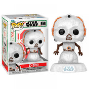 Star Wars Holiday 2022 Figura POP Heroes Vinyl C-3PO 9 cm
