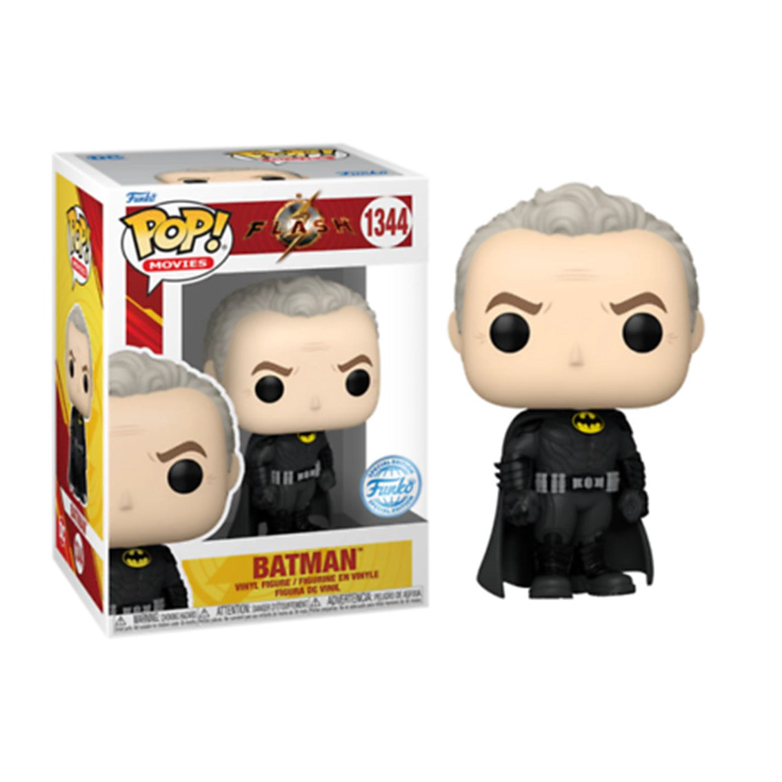 Funko pop dc comics the flash batman keaton sin mascara