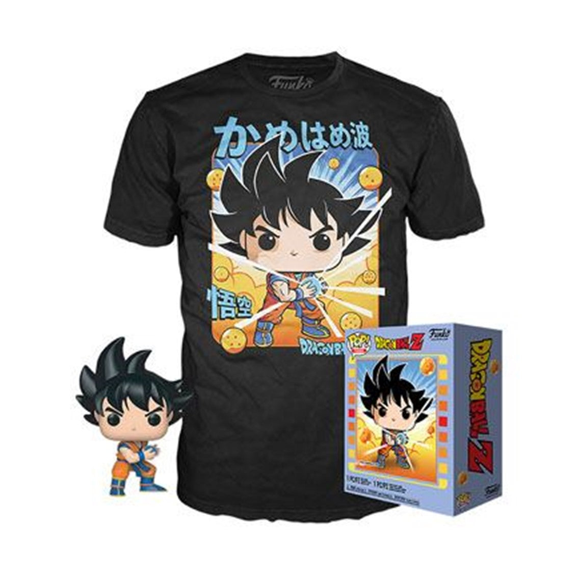 Pop tee dragon ball z goku kamehameha funko camiseta talla l