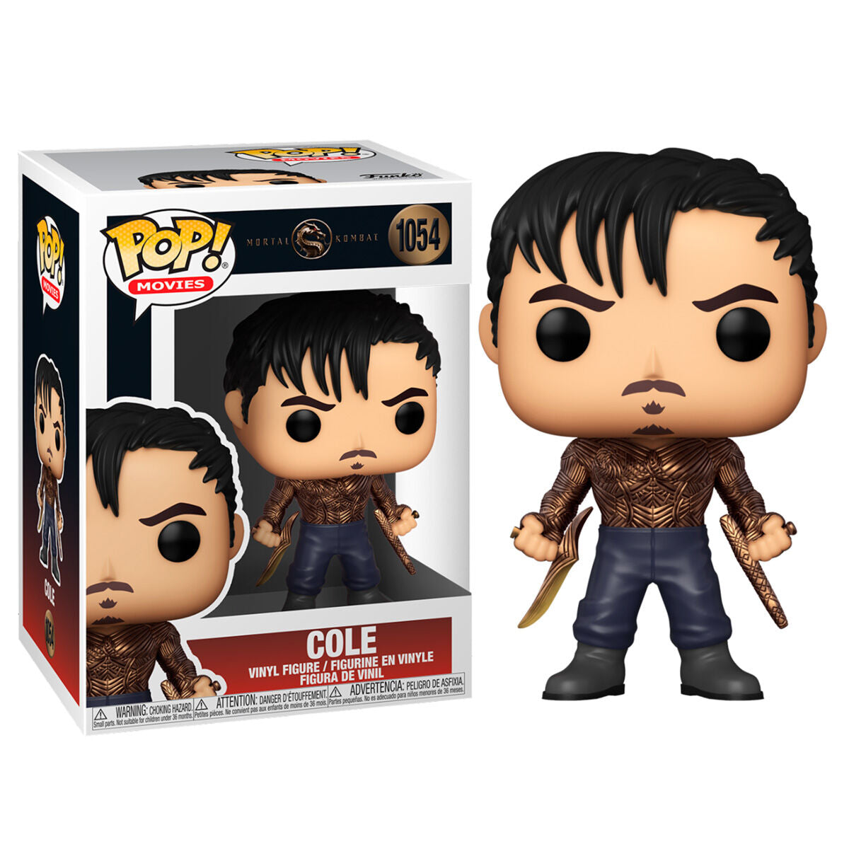 Funko pop mortal kombat cole young efecto metalico 53850 Frikytopia