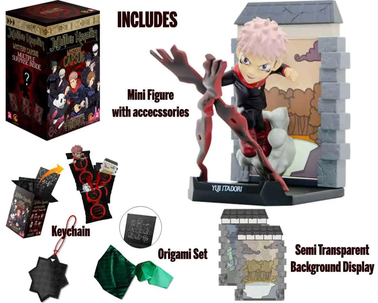 Jujutsu Kaisen Cursed Capsules - Display  (12) Frikytopia