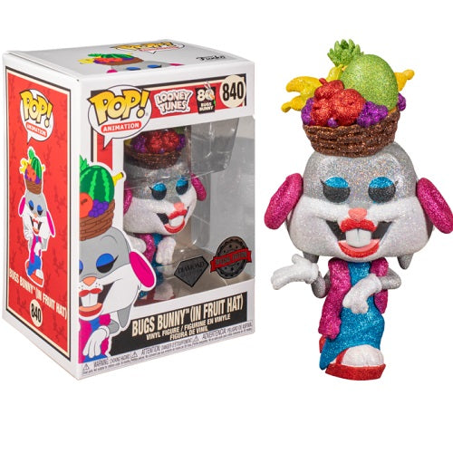 Funko pop looney tunes bugs bunny con sombrero de frutas glitter Frikytopia