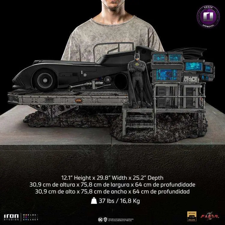 THE FLASH MOVIE BATMOBILE DLX 1/10 Estatua