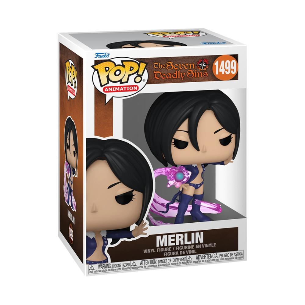 Seven Deadly Sins Pop Animation Vinyl Figura Merlin 9 cm