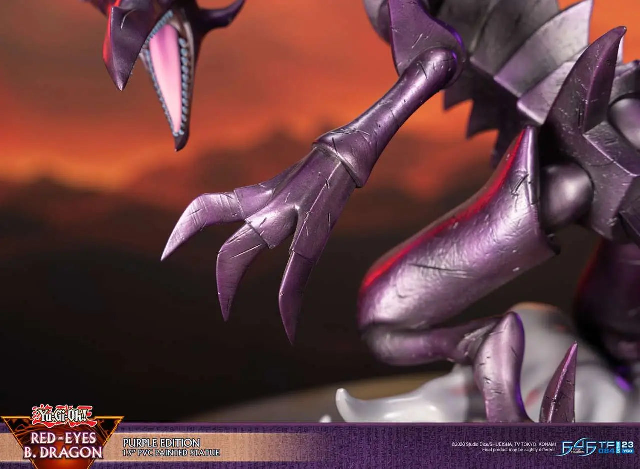 YU-GI-OH! RED-EYES B.DRAGON PURPLE EDITION