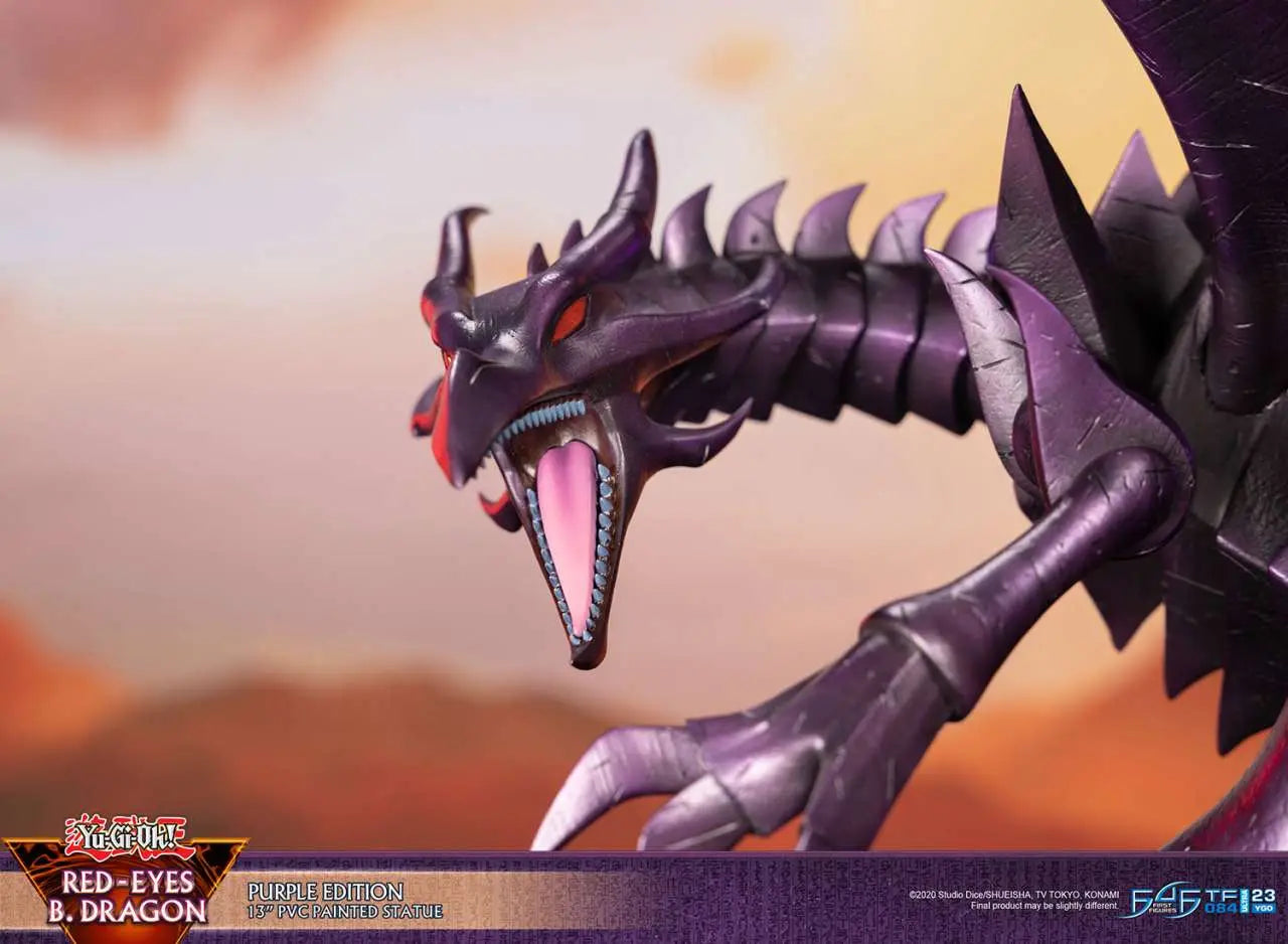 YU-GI-OH! RED-EYES B.DRAGON PURPLE EDITION