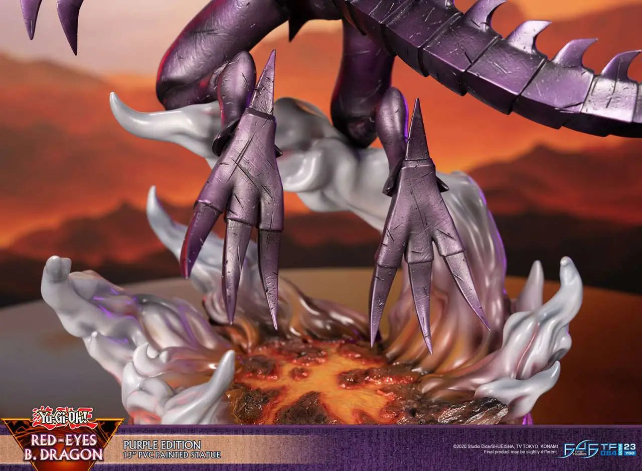 YU-GI-OH! RED-EYES B.DRAGON PURPLE EDITION