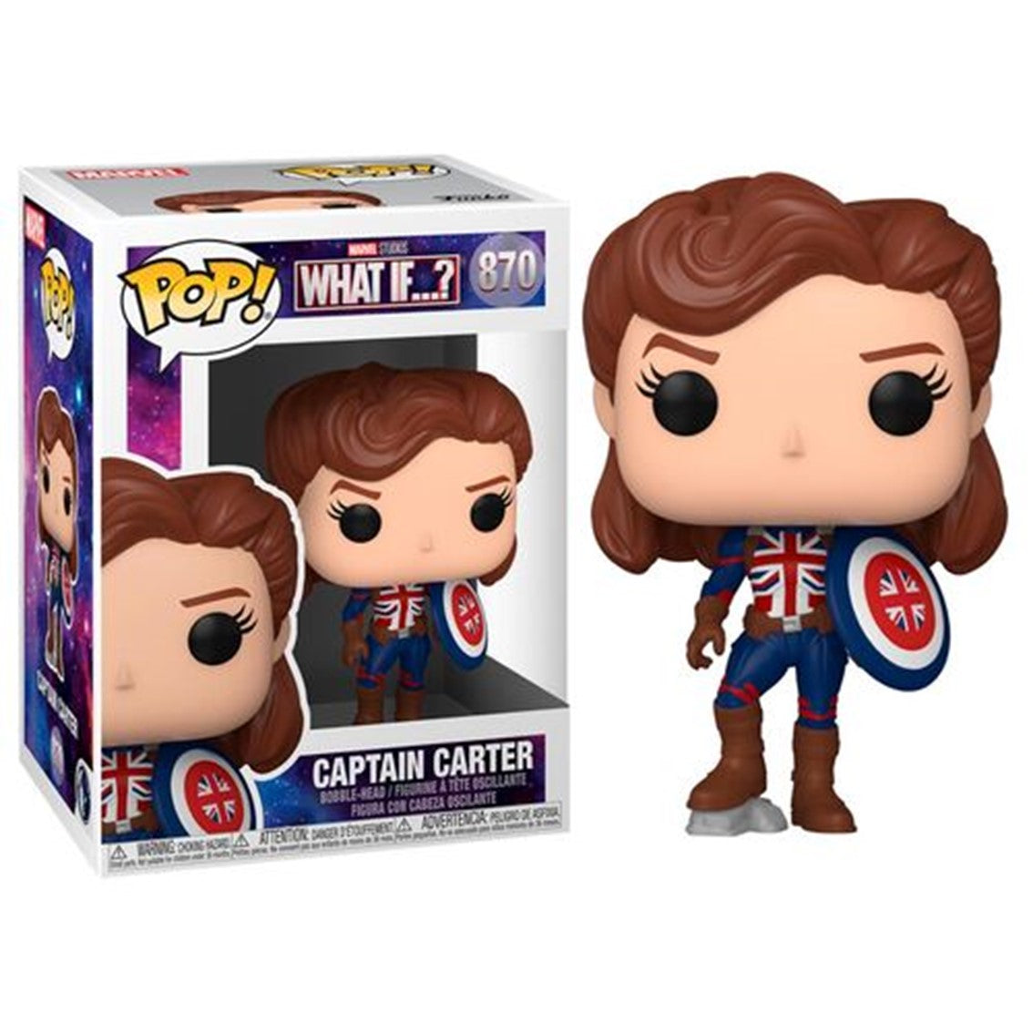 Funko pop marvel what if capitana carter 55811 Frikytopia