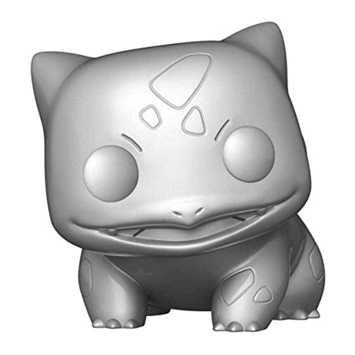 Funko pop jumbo pokemon s6 bulbasaur plateado efecto metalico 10 pulgadas