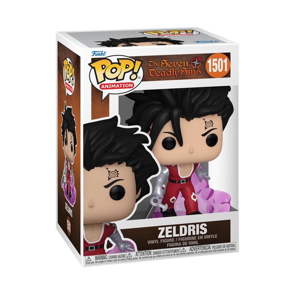 Seven Deadly Sins Pop Animation Vinyl Figura Zeldris 9 cm