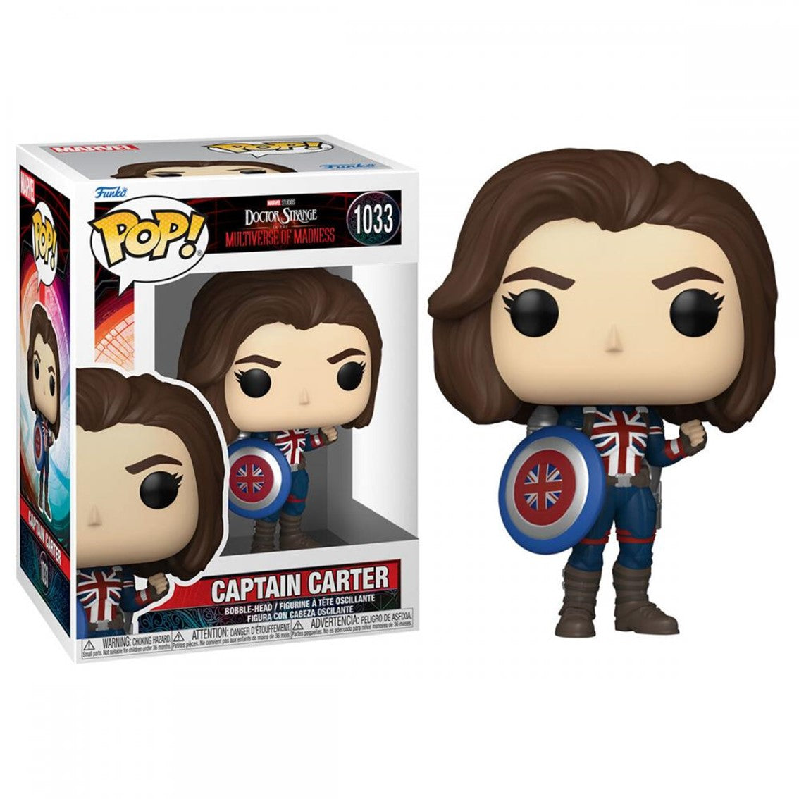 Funko pop marvel doctor strange multiverso de la locura capitana carter 62408 Frikytopia