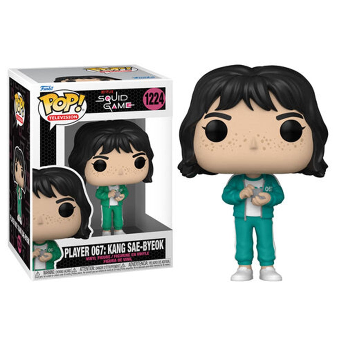 Funko pop series tv el juego del calamar jugador sae byeok 067 64797
