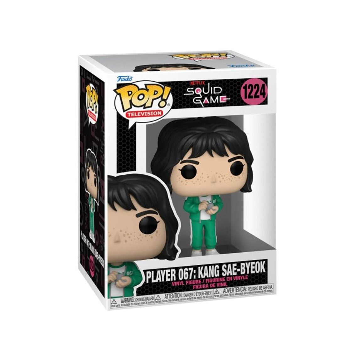 Funko pop series tv el juego del calamar jugador sae byeok 067 64797