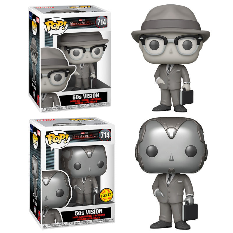 Funko pop marvel wandavision vision 50s bw Frikytopia
