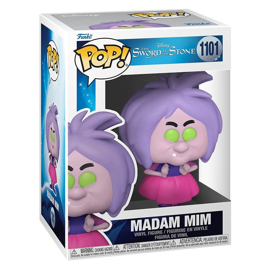Funko pop disney the sword and the stone merlin el encantador madam mim