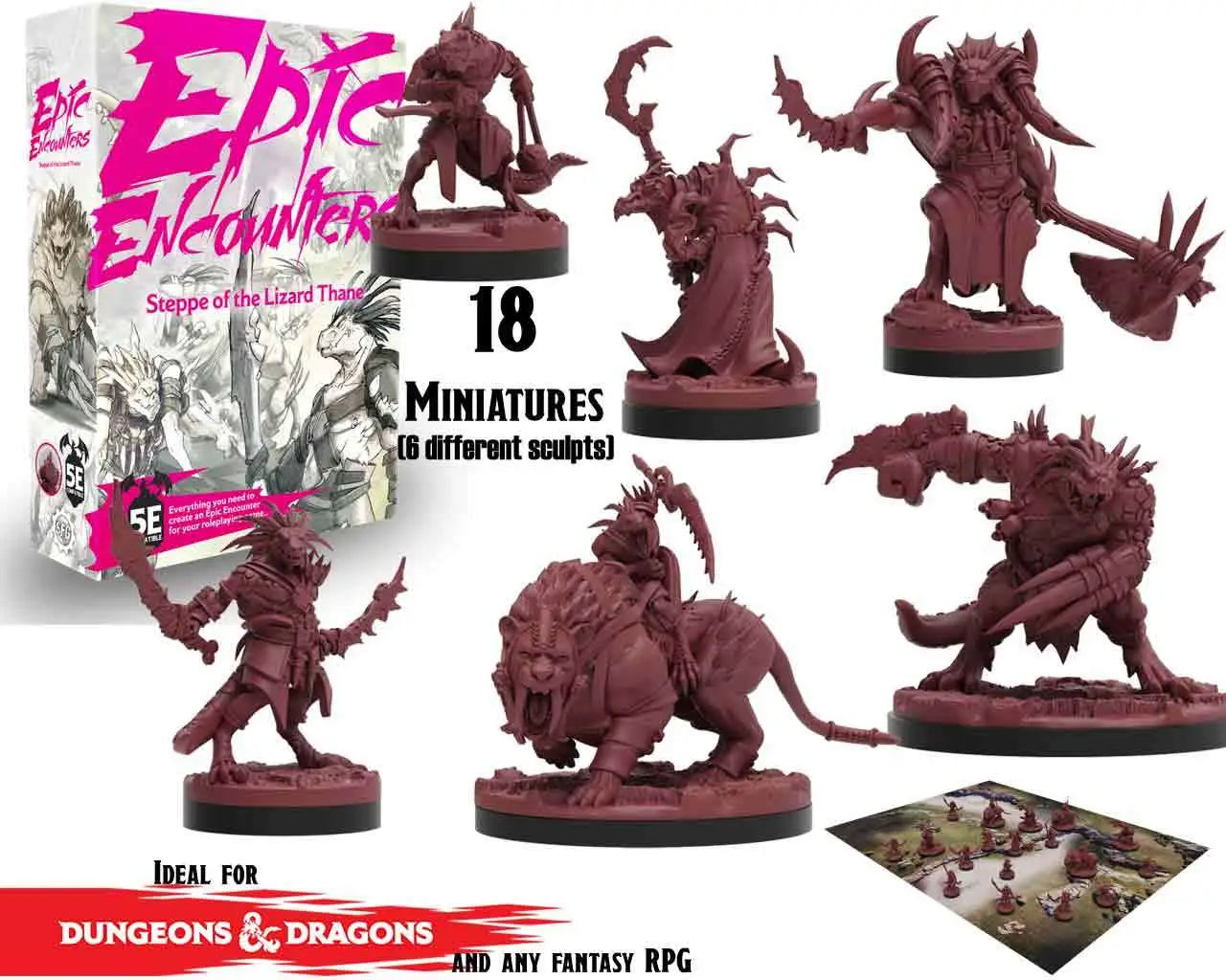 Epic Encounters: Steppe of the Lizard Thane Frikytopia
