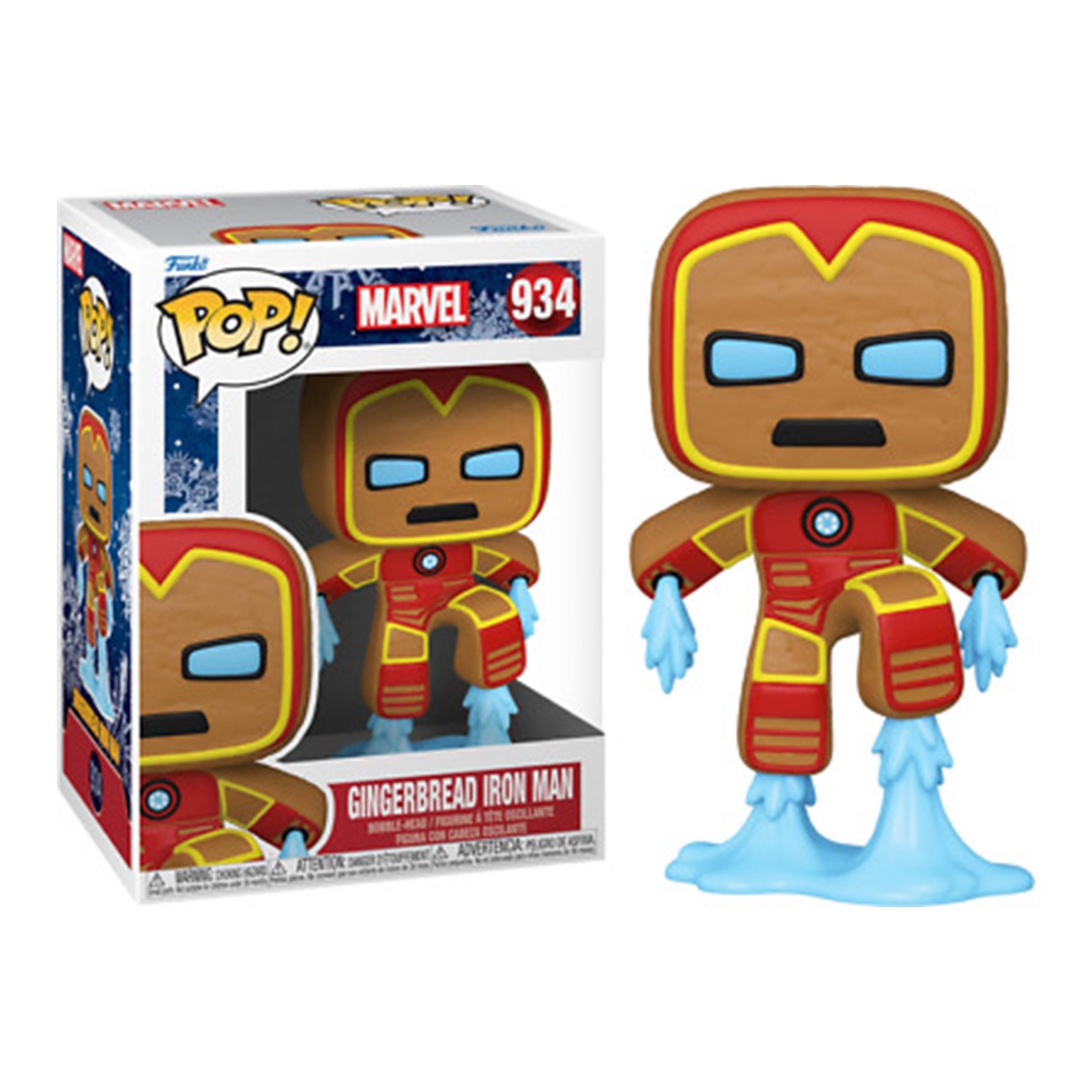 Funko pop marvel navidad galleta jengibre iron man 50658 Frikytopia
