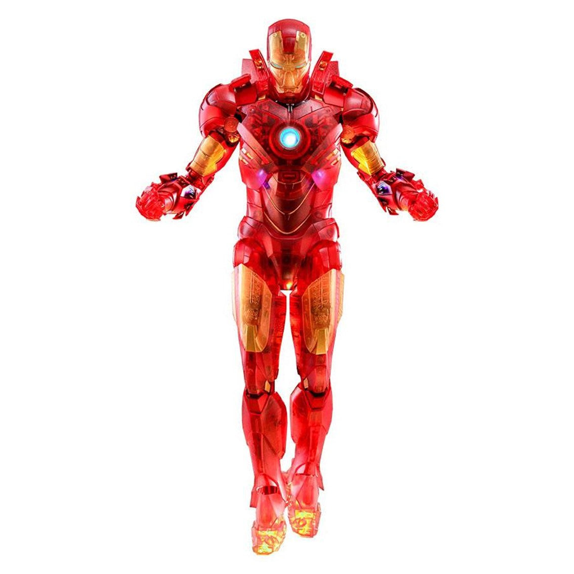 Figura hot toys marvel avengers vengadores iron man 2 mm 1 6 iron man
