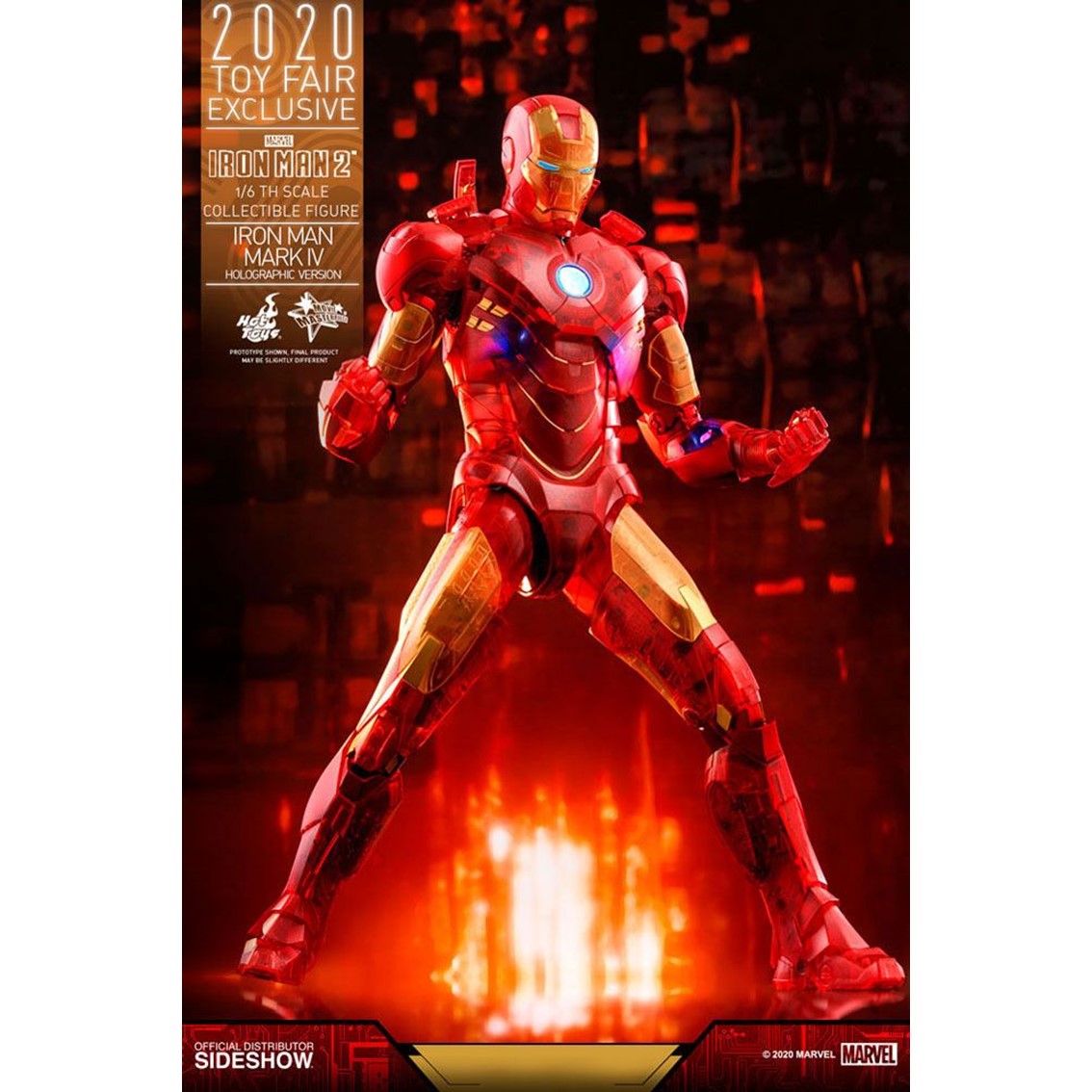 Figura hot toys marvel avengers vengadores iron man 2 mm 1 6 iron man