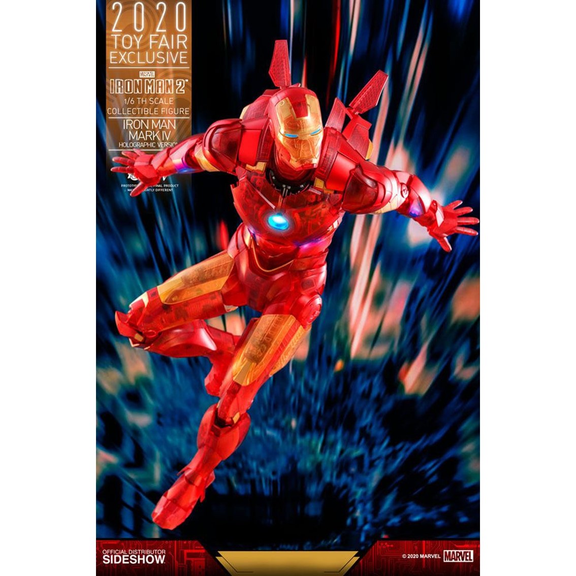 Figura hot toys marvel avengers vengadores iron man 2 mm 1 6 iron man