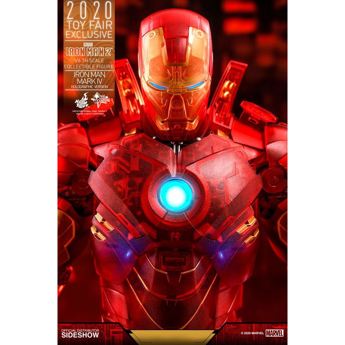 Figura hot toys marvel avengers vengadores iron man 2 mm 1 6 iron man