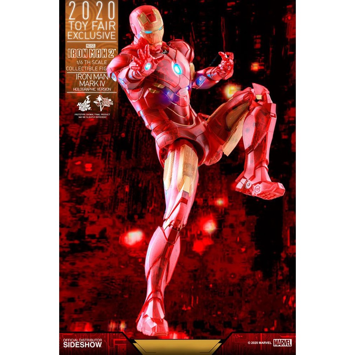 Figura hot toys marvel avengers vengadores iron man 2 mm 1 6 iron man