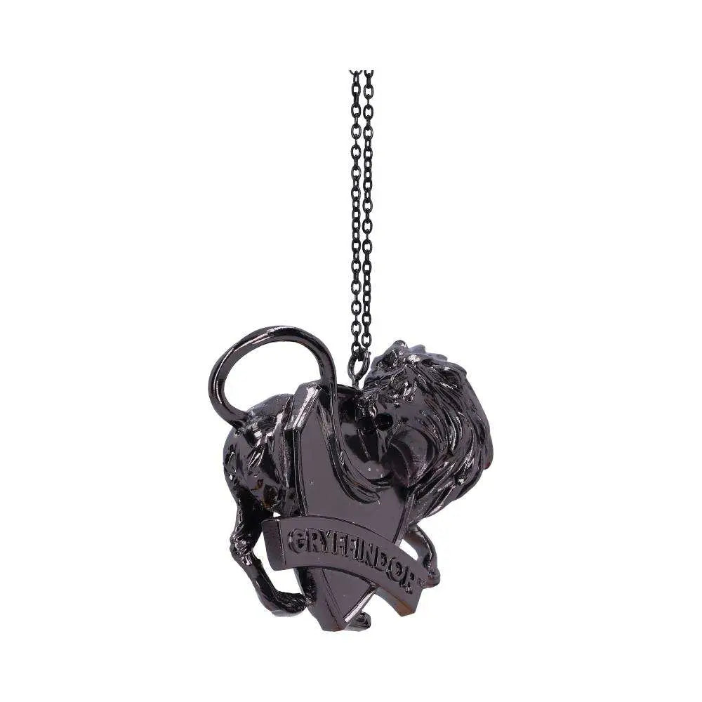 HARRY POTTER GRYFFINDOR CREST SILVER HANGING ORNAMENT