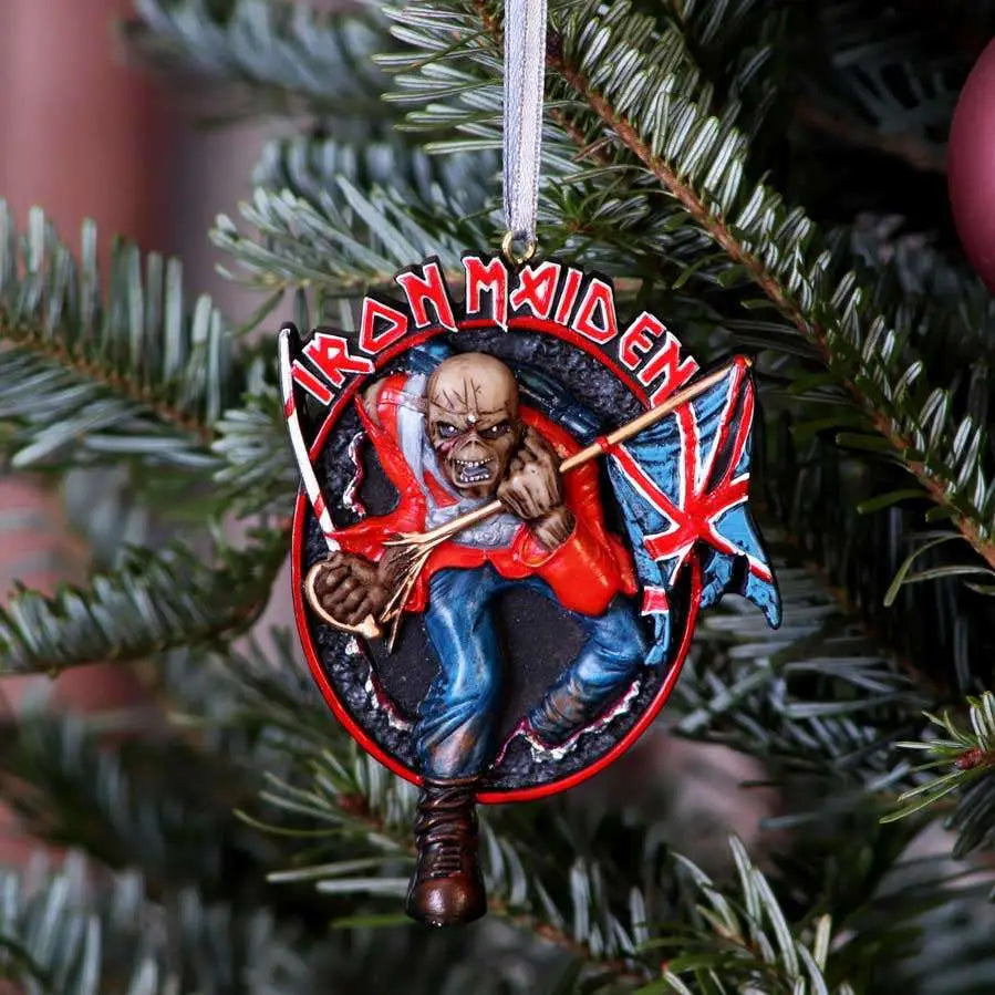 IRON MAIDEN THE TROOPER HANGING ORNAMENT Frikytopia