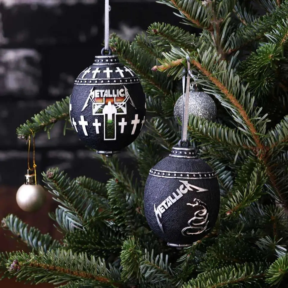 METALLICA BLACK ALBUM HANGING ORNAMENT Frikytopia
