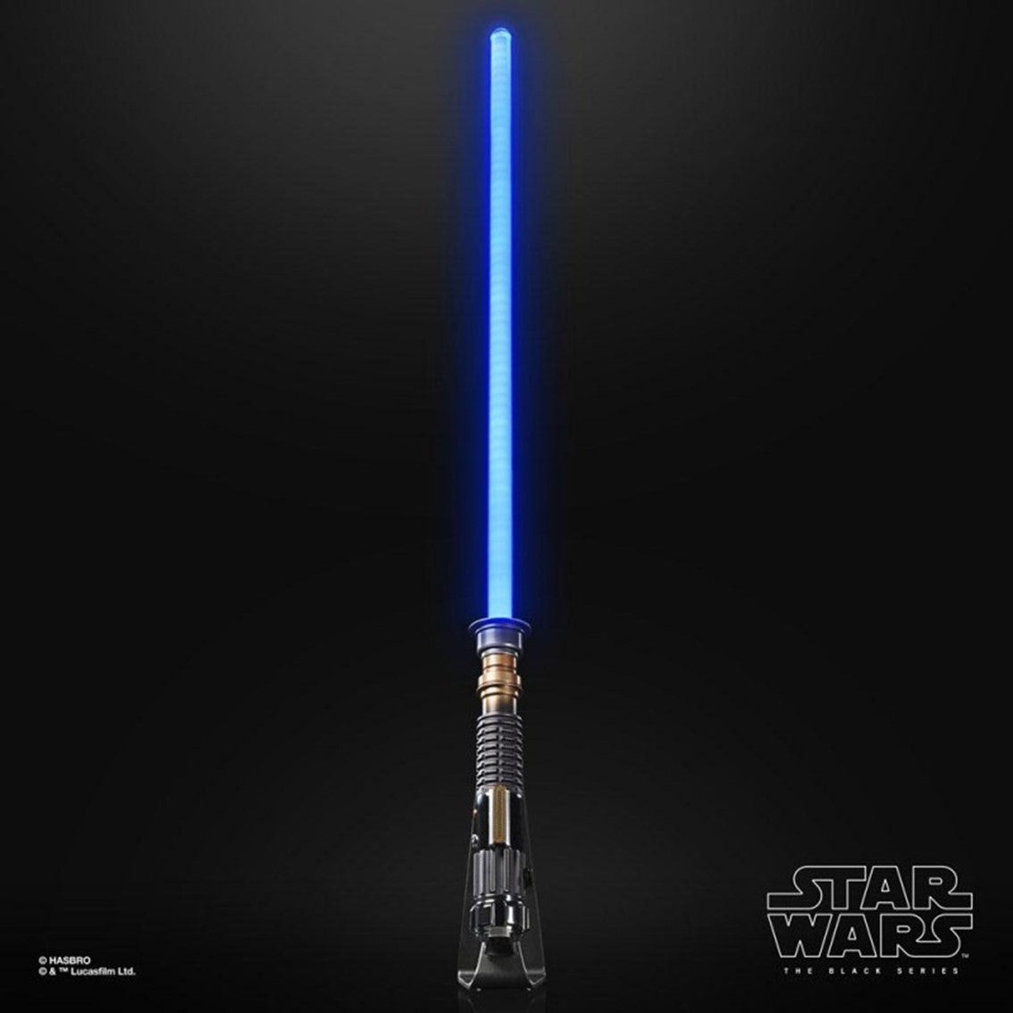 Replica hasbro star wars black series force fx elite obi wan sable laser