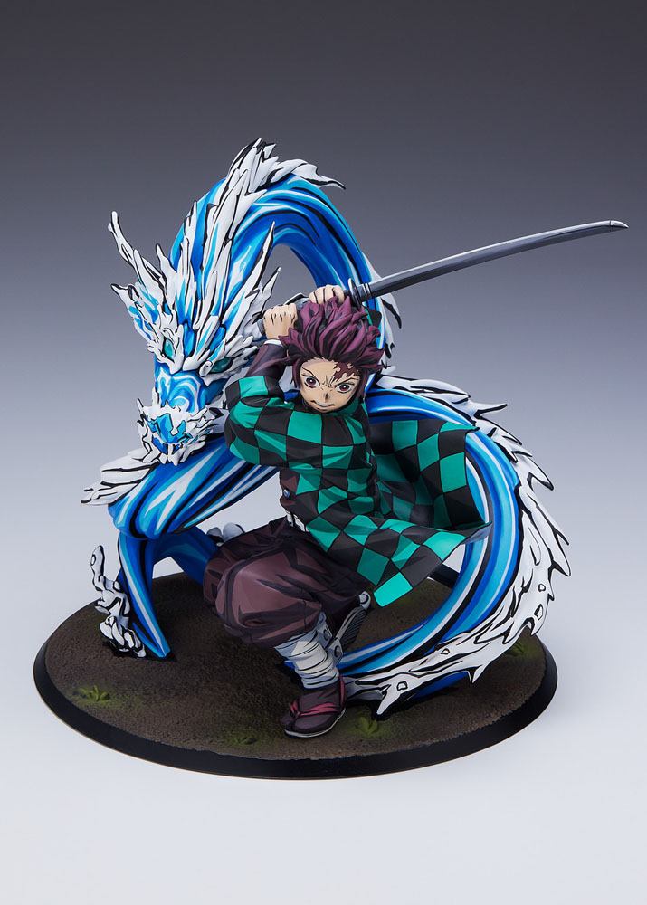 Estatua aniplex demon slayer kimetsu no yaiba tanjiro kamado 1 8 version